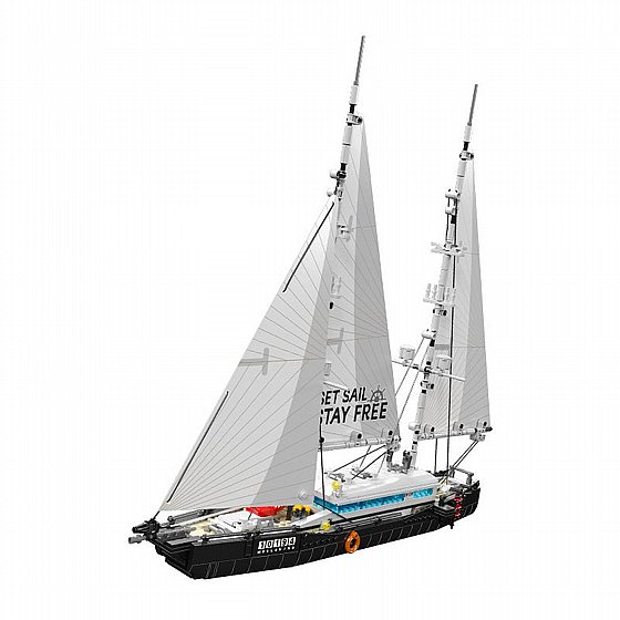 ��� ����� ����� ���� Mould King 10194 Modern Sailboat