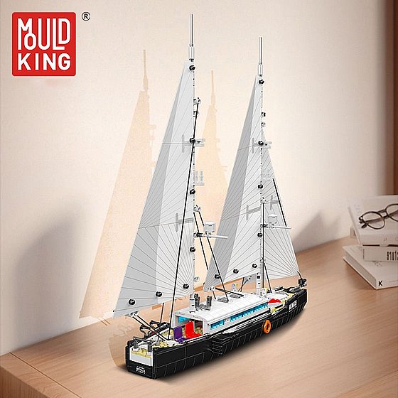 ��� ����� ����� ���� Mould King 10194 Modern Sailboat