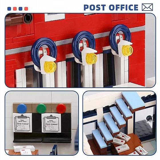 ���� ����� 2179 ����� Mould King 11001 Post Office