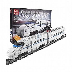דגם הרכבה MOULD KING 12002 CRH2A High-speed Bail Dinning Train דגם הרכבה MOULD KING 12002 CRH2A High-speed Bail Dinning Train
