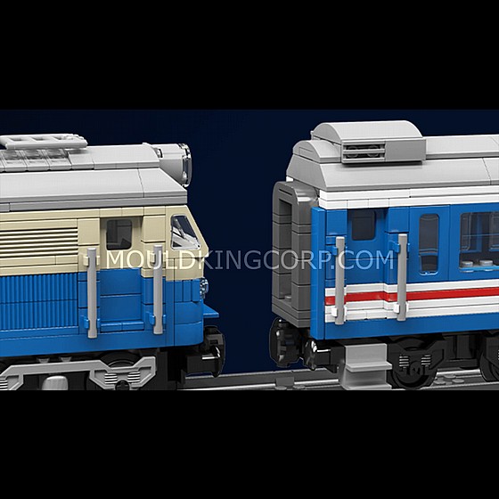 ��� ����� Mould King 12022 DF4B Diesel Locomotive