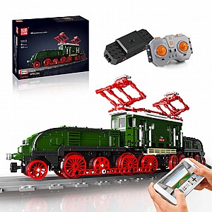 דגם הרכבה MOULD KING 12023 Electric Locomotive דגם הרכבה MOULD KING 12023 Electric Locomotive