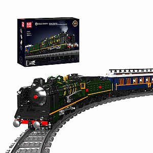 דגם הרכבה Mould King 12025 Orient Express-French Railways SNCF 231 Steam Locomotive דגם הרכבה Mould King 12025 Orient Express-French Railways SNCF 231 Steam Locomotive