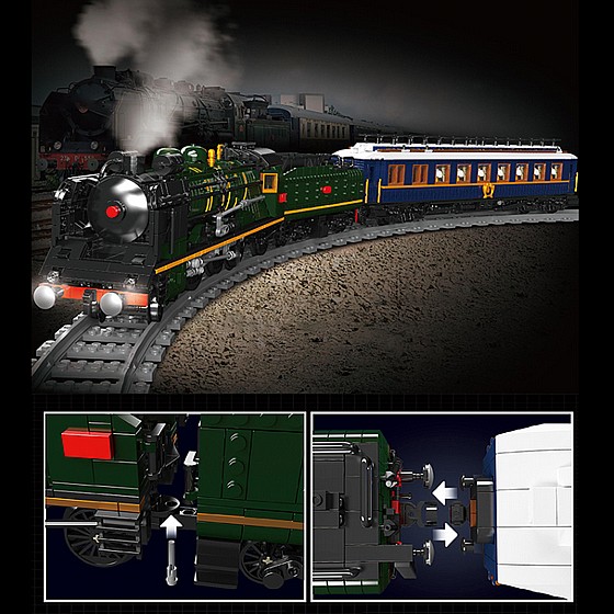 ��� ����� Mould King 12025 Orient Express-French Railways SNCF 231 Steam Locomotive