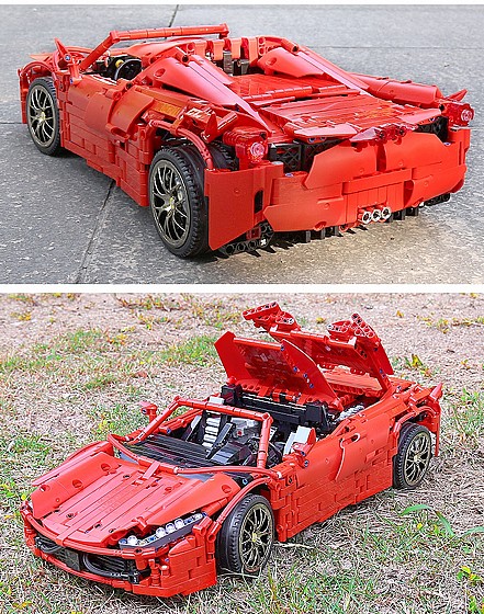 ���� ����� 2083 ����� �� ��� Mould King 13048 Red Spider