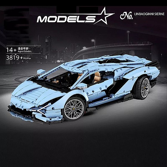 ���� ����� 3819 ����� Mould King 13056S Linbaoginni Sierne Blue 