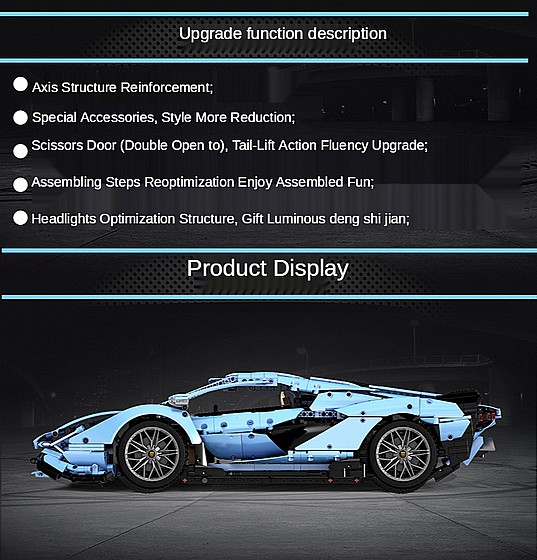 ���� ����� 3819 ����� Mould King 13056S Linbaoginni Sierne Blue 