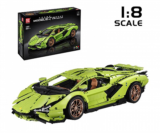 ���� ����� 3819 ����� �� ��� Mould King 13057S+D Linbaoginni Sierne Green Dynamic 