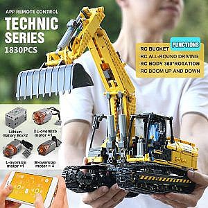 ��� ����� Mould King 13112 Mechanical Digger �� ���