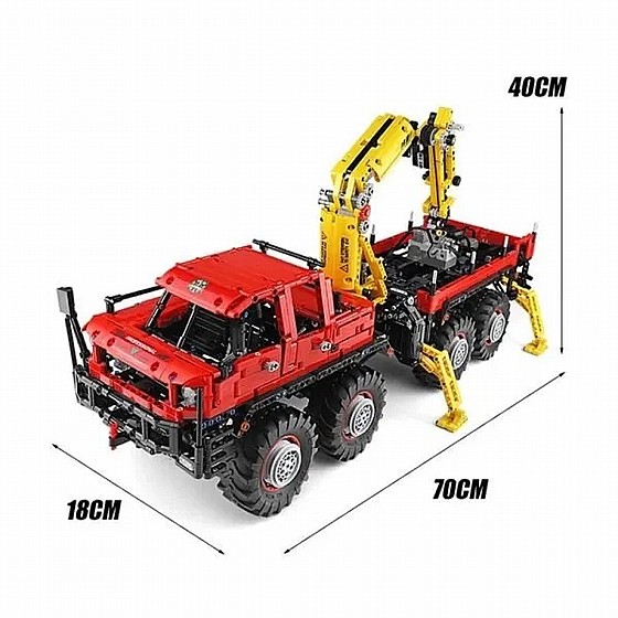 ��� ����� Mould King 13146 Articulated Logging 8�8 Off Road Truck