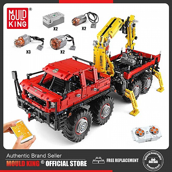 ��� ����� Mould King 13146 Articulated Logging 8�8 Off Road Truck