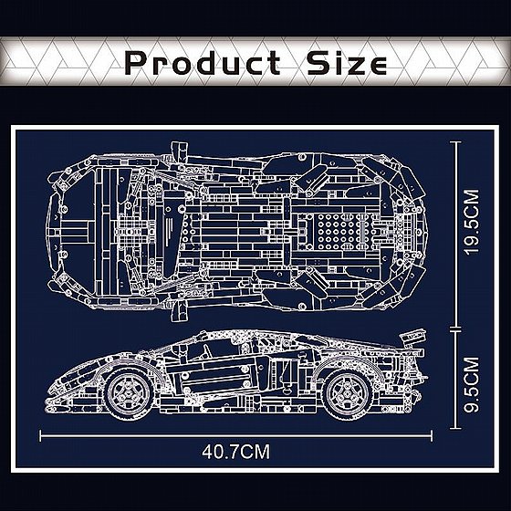 ��� ����� �������� Mould King 13177 Aventador SVJ �����. �����.