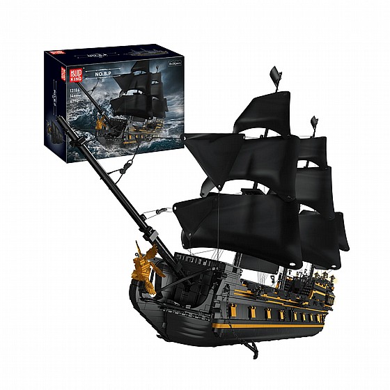 ��� ����� Mould King 13186 B.P. Black Pearl II Pirates Ship