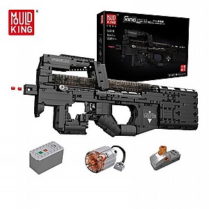 דגם הרכבה Mould King 14018 P90 Submachine Gun דגם הרכבה Mould King 14018 P90 Submachine Gun