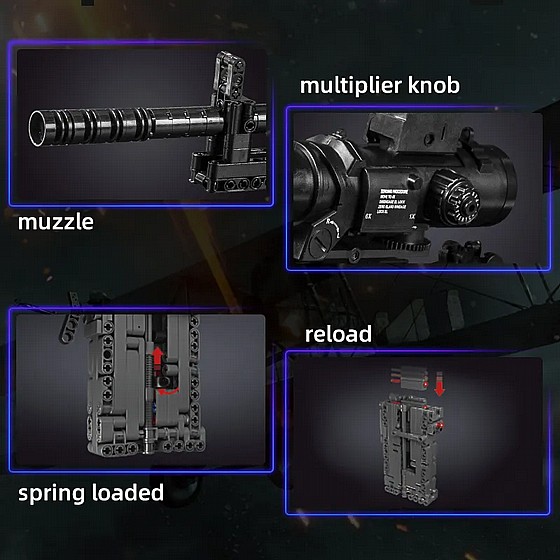 ��� ����� MOULD KING 14026 MK14 Battle Rifle Simulation Gun