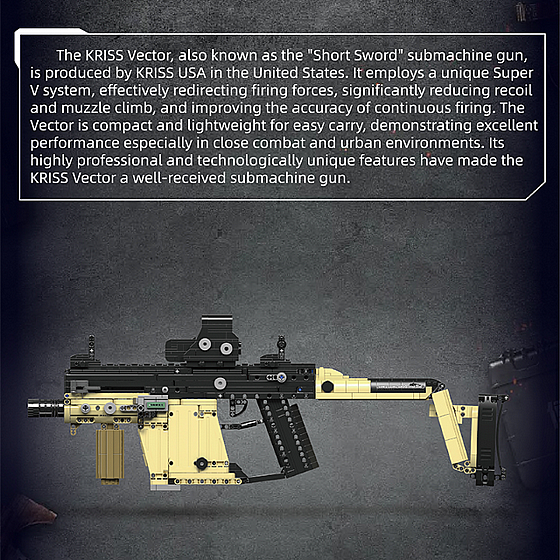 ��� ����� MOULD KING 14031 MK14 Kriss Vevtor Gun