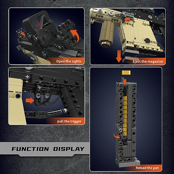 ��� ����� MOULD KING 14031 MK14 Kriss Vevtor Gun