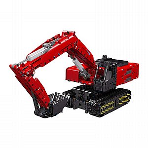דגם טרקטור תואם לגו Mould King 15062 Mechanical Digger Red טרקטור חשמלי דגם טרקטור תואם לגו Mould King 15062 Mechanical Digger Red טרקטור חשמלי