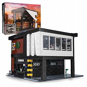 ערכת הרכבה 2728 חלקים עם אור Mould King 16036 Coffee House ערכת הרכבה 2728 חלקים עם אור Mould King 16036 Coffee House