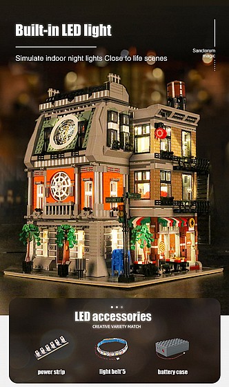 ���� ����� 3588 ����� �� ��� Mould King 16037 Sanctorum