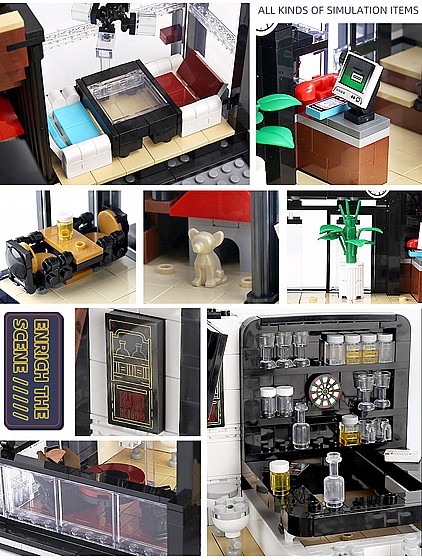 ���� ����� 3992 ����� �� ��� Mould King 16042 The Bar