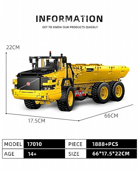 ��� ����� Mould King 17010 Dump Truck