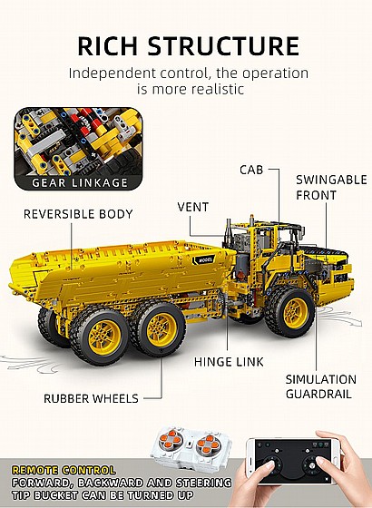 ��� ����� Mould King 17010 Dump Truck