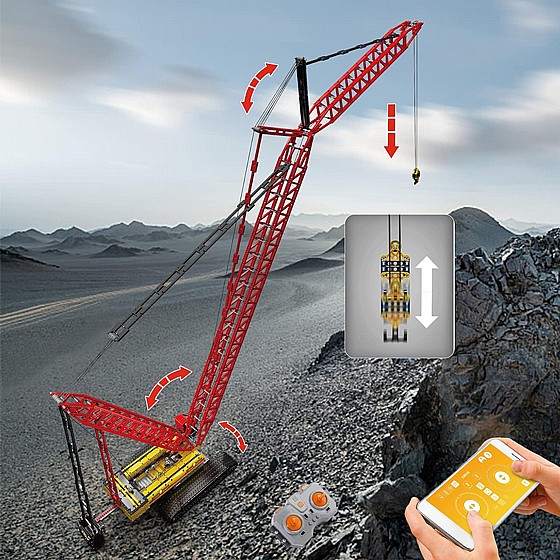 ��� ����� MOULD KING 17015 Crawler Crane Liebherr LR13000
