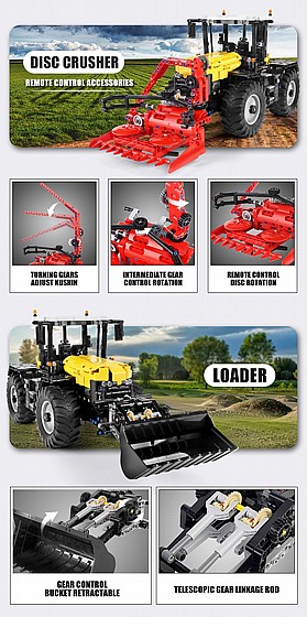��� ����� Mould King 17019 4in1 Tractor