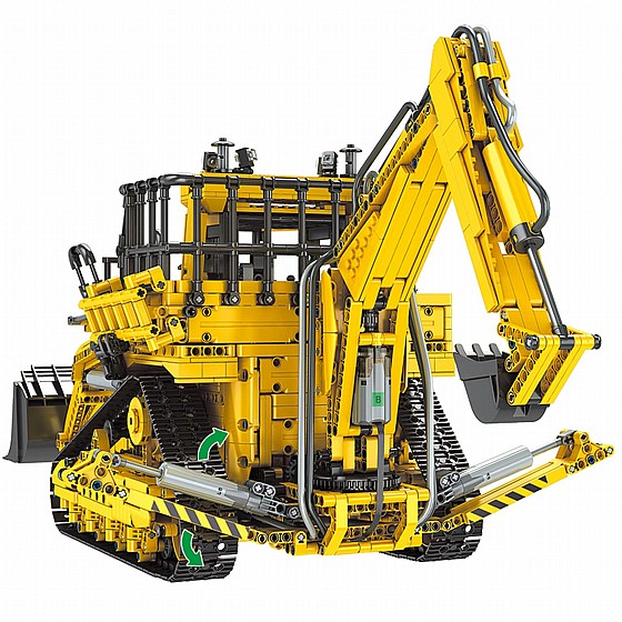 ��� ����� Mould King 17023 RC Pneumatic Bulldozer