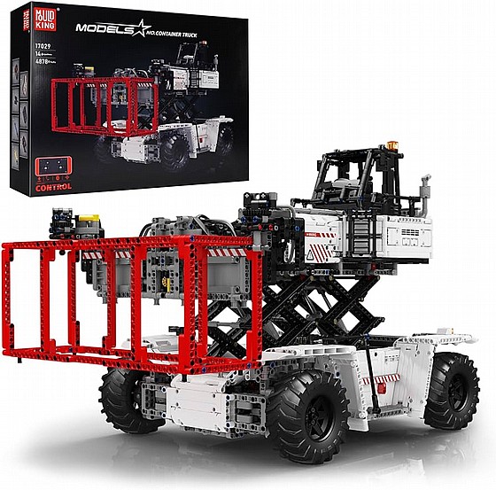 ��� ����� Mouldking 17029 17030 Container Truck White