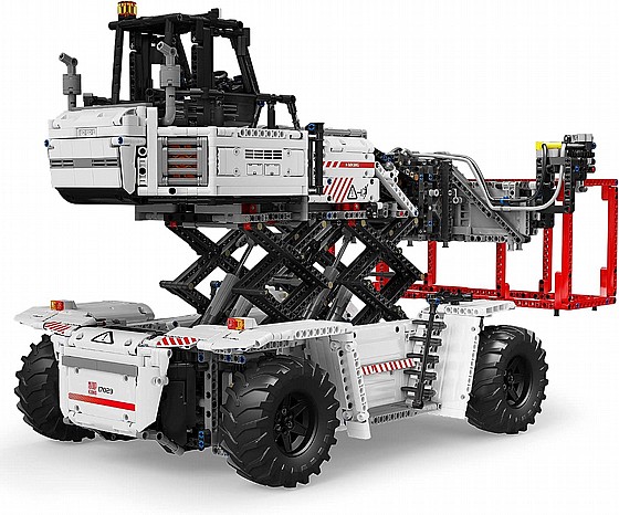 ��� ����� Mouldking 17029 17030 Container Truck White