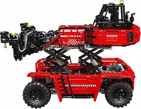 ��� ����� Mouldking 17030 Container Truck Red