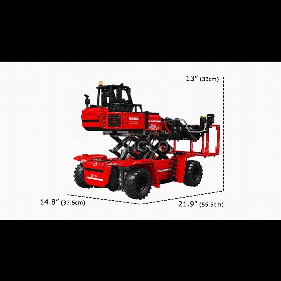 ��� ����� Mouldking 17030 Container Truck Red