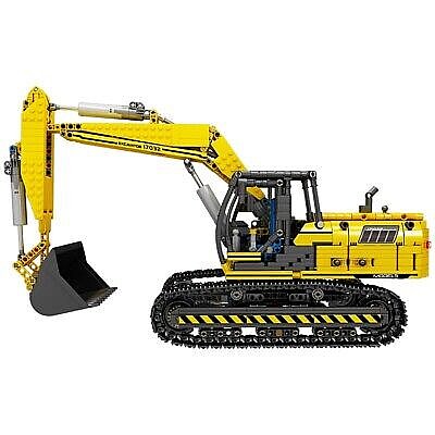��� ����� Mould King 17032 RC Yellow Mechanical Excavator