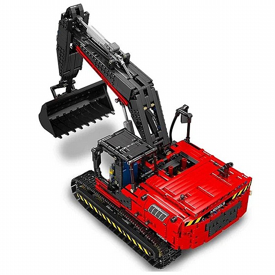 ��� ����� Mould King 17032 RC Red Mechanical Excavator