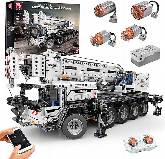 ��� ����� Mould King 17034 Mechanical Crane ���� ����� �� ���