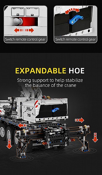 ���� ����� 2819 ����� �� ��� Mould King 17034 Mechanical Crane
