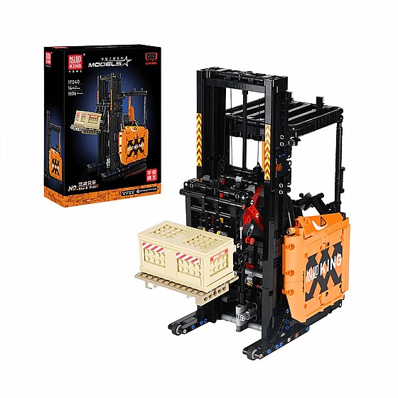 ��� ����� Mould King 17040 Yellow Reach Truck