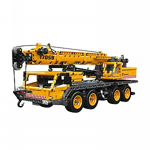 דגם הרכבה Mould King 17058 Mechanical Crane חשמלי ממונע דגם הרכבה Mould King 17058 Mechanical Crane חשמלי ממונע