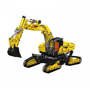 דגם הרכבה Mould King 17076 Future Excavator חשמלי ממונע דגם הרכבה Mould King 17076 Future Excavator חשמלי ממונע