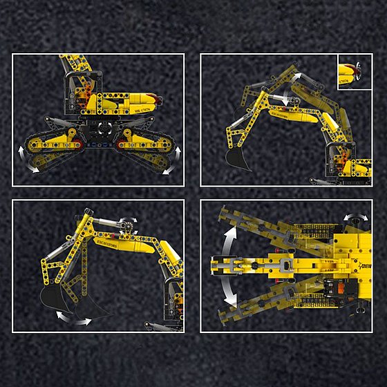 ��� ����� Mould King 17076 Future Excavator ����� �����