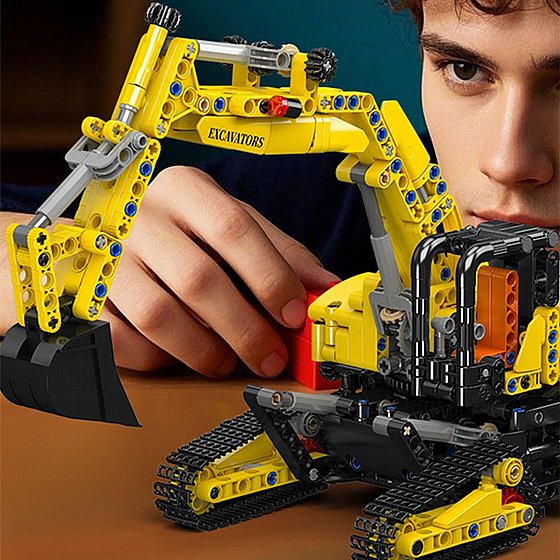 ��� ����� Mould King 17076 Future Excavator ����� �����