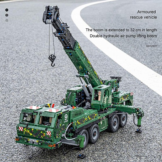 ��� ����� Mould King 20009 Armored Recovery Crane G-BKF