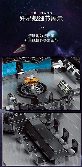 ��� ����� Mould King 21004 Eclipse-class Dreadnought