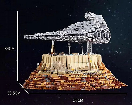 ��� ����� Mould King 21007 The Empire over Jedha City