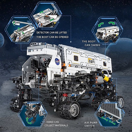 ��� ����� Mould King 21014 Mars Explorer �� ���