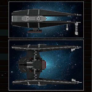 ��� ����� Mould King 21025 Tie Fighter