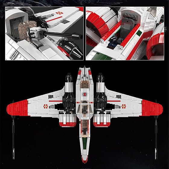 ��� ����� Mould King 21044 ARC-170 Starfighter