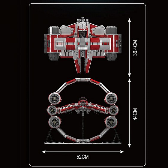��� ����� Mould King 21047 Interstellar Ring Fighter